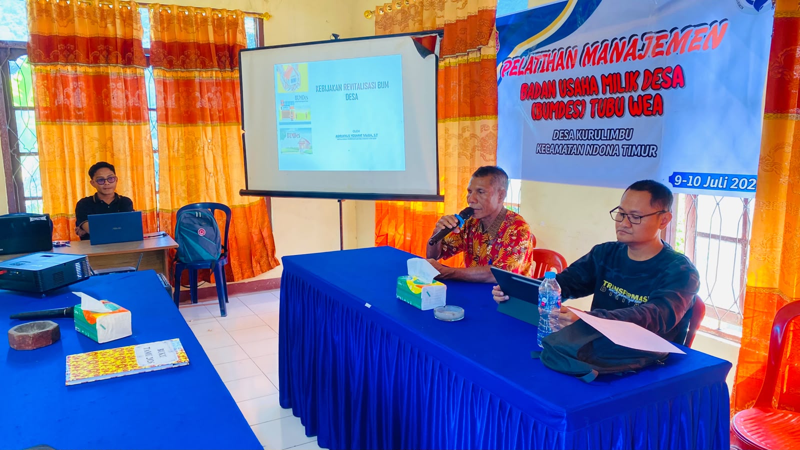 Optimalisasi BUMDes Tubu Wea, Pemdes Kurulimbu Gelar Pelatihan Manajemen